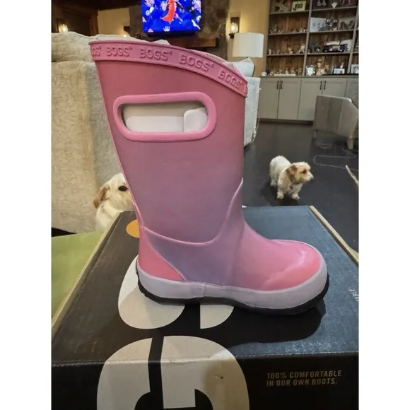 Girl's BOGS Ombre Rain Boots Size US 8 EURO 24 Kids Infants