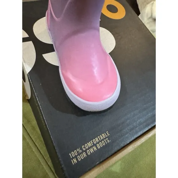Girl's BOGS Ombre Rain Boots Size US 8 EURO 24 Kids Infants