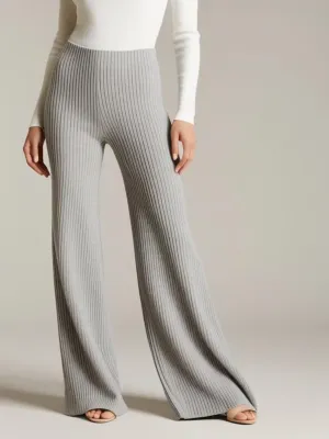 Grey Trousers [WIDE LEGGED]