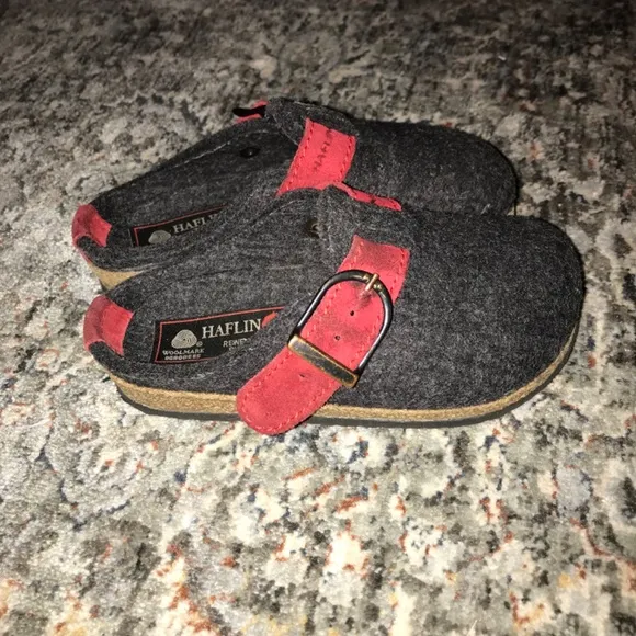 Haflinger German Toddler Wool Clogs