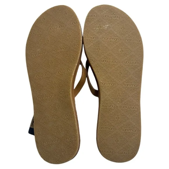 Hari Mari Meadows Tobacco Flip Flop Sandals Shoe NWT Size: 8