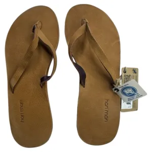 Hari Mari Meadows Tobacco Flip Flop Sandals Shoe NWT Size: 8