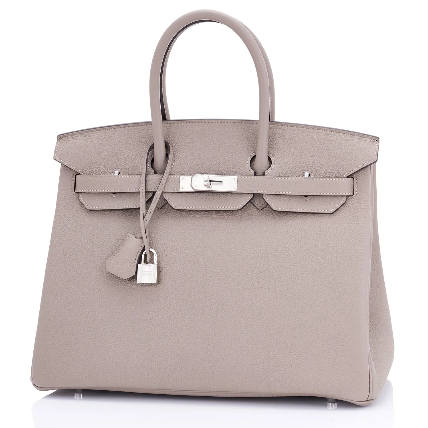 Hermes Birkin 35cm Gris Asphalte Dove Grey Togo Palladium Bag