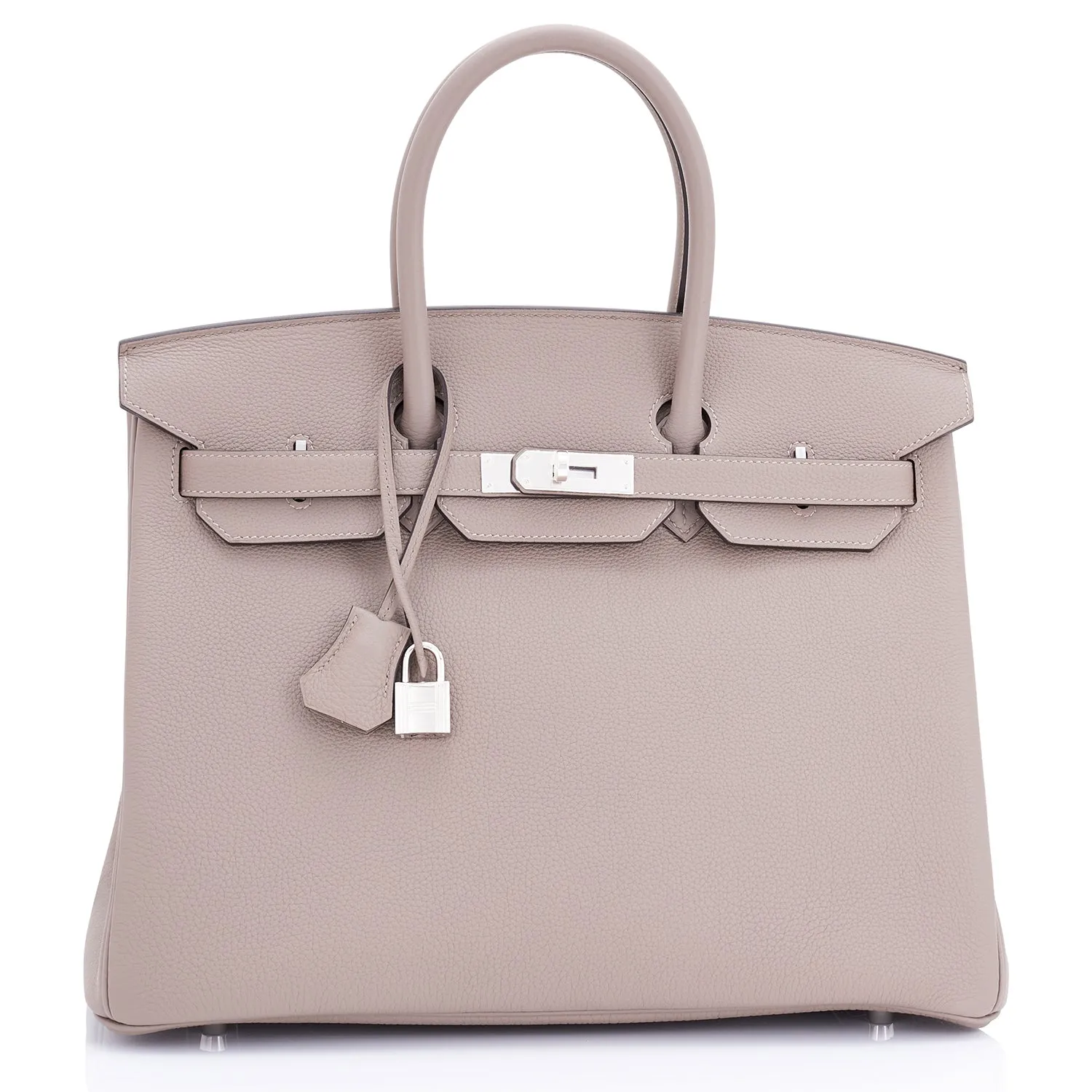 Hermes Birkin 35cm Gris Asphalte Dove Grey Togo Palladium Bag