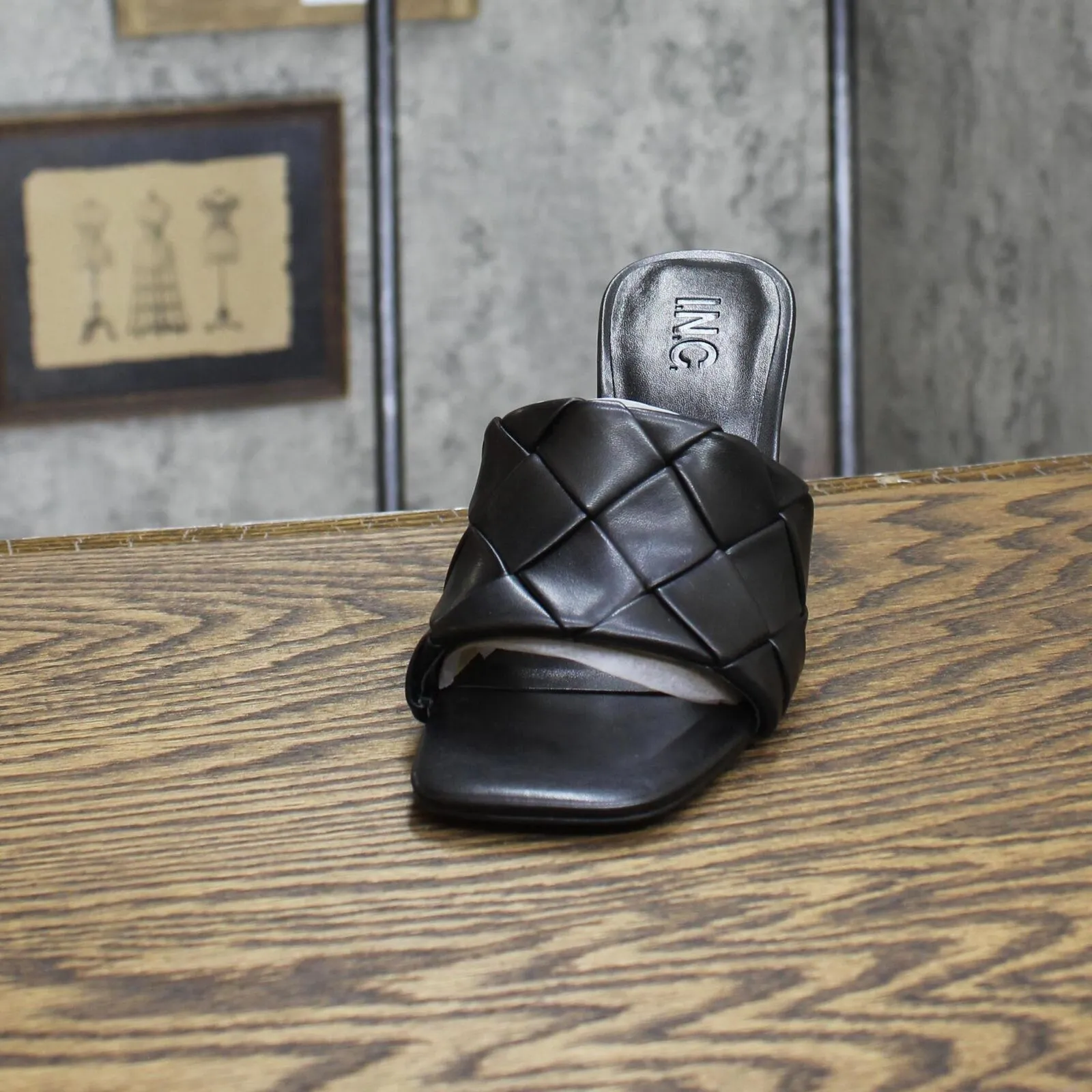 Inc Dress Sandals Amputee Replacement Left Shoe Only Black 7M