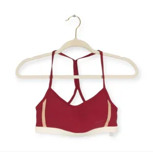 Johnny Was Calme Red Endurance Cross Back Bra Size XS