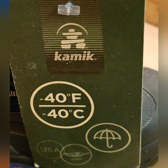 Kamik Winter Snow Boots, Waterproof, Insulated Down to -40F, Size 8 Toddler, NWT