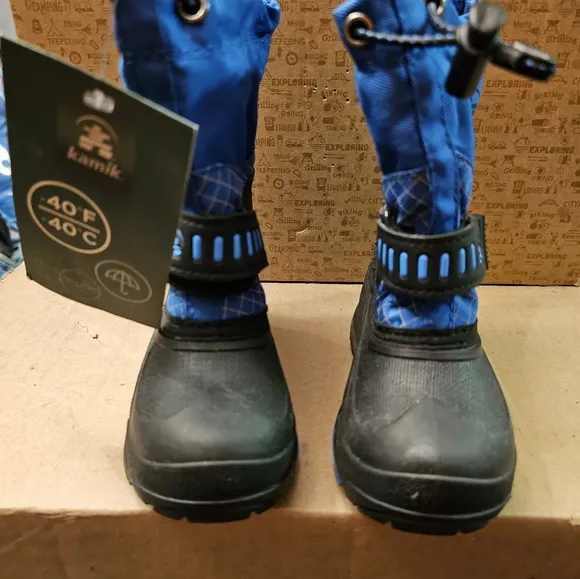 Kamik Winter Snow Boots, Waterproof, Insulated Down to -40F, Size 8 Toddler, NWT