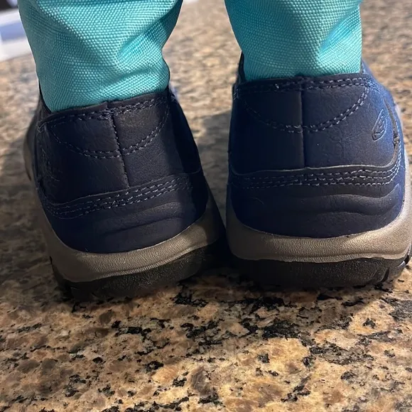 Keen Winter Boots Lace Up Blue Waterproof 200gm Insulation Hiking EUC #CL-21