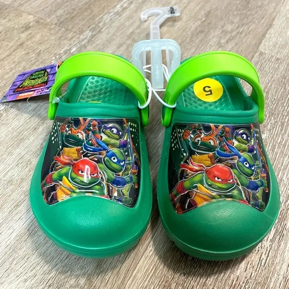 KID`S Teenage Mutant Ninja Turtles Clogs Size 5/6 (1-5 years old )