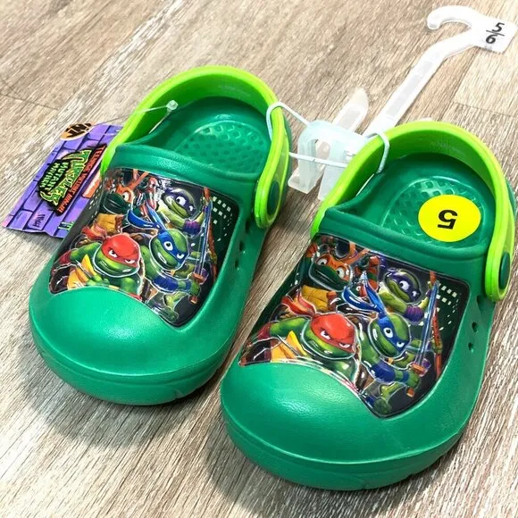 KID`S Teenage Mutant Ninja Turtles Clogs Size 5/6 (1-5 years old )