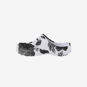 Las Vegas Raiders Womens Floral White Clog