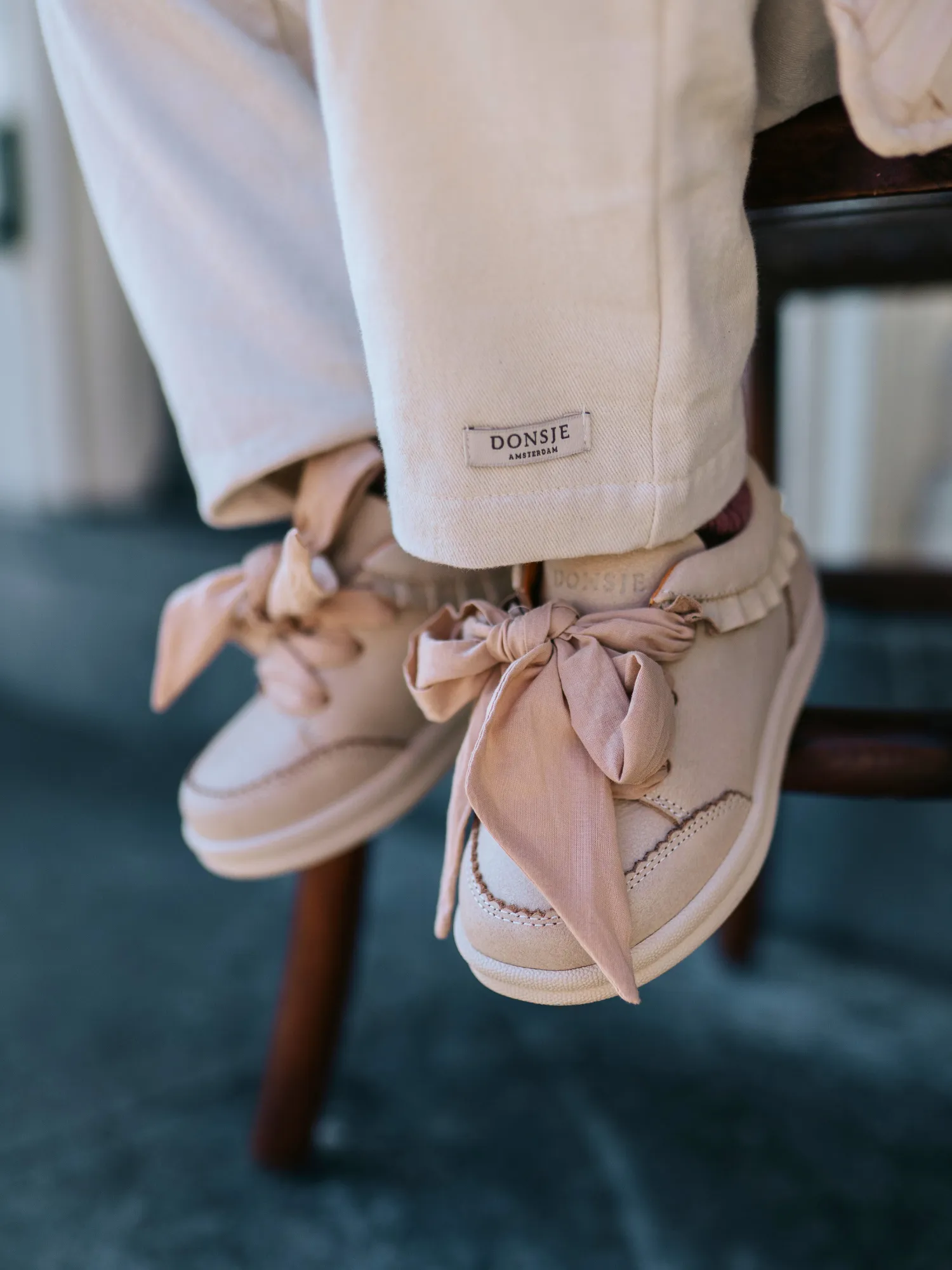 Lexley Sneakers | Cream Leather