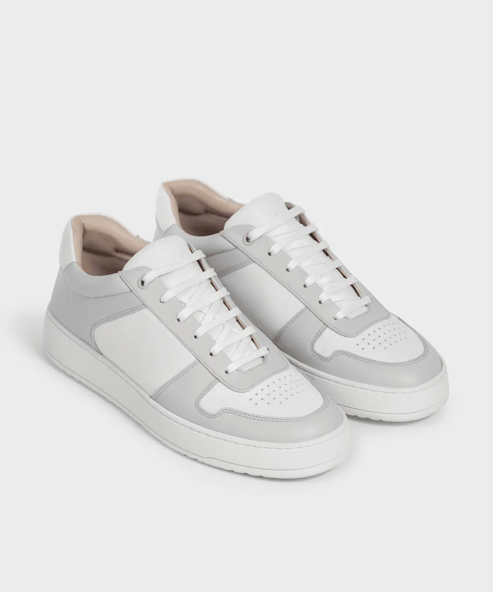 LT 07 Premium Nappa White / Cement Grey