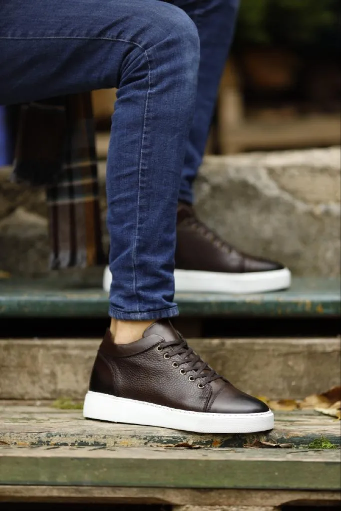 Lyon Brown High Top Sneakers: Elevate Your Style