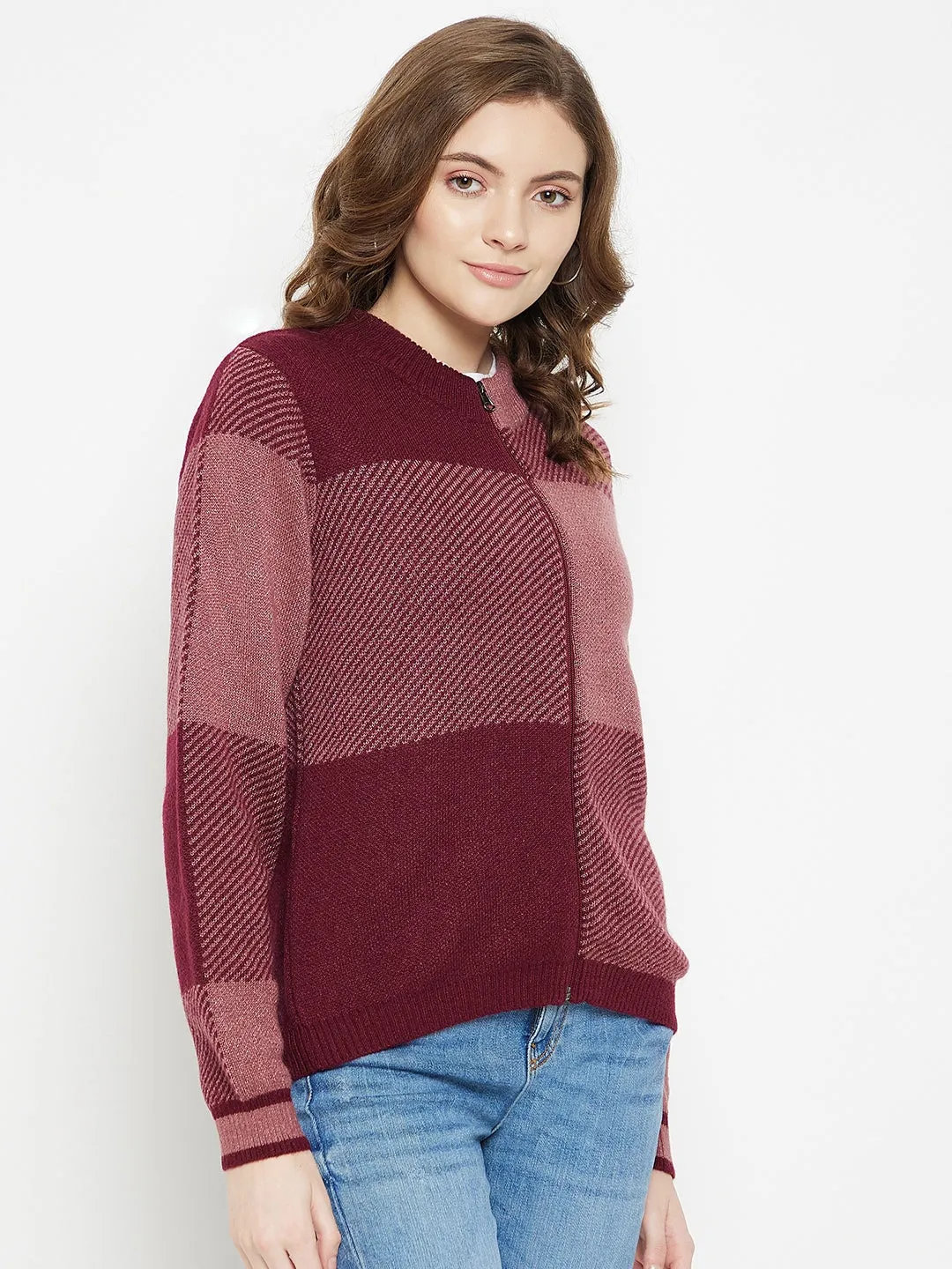 MADAME Wine Sweater For Women