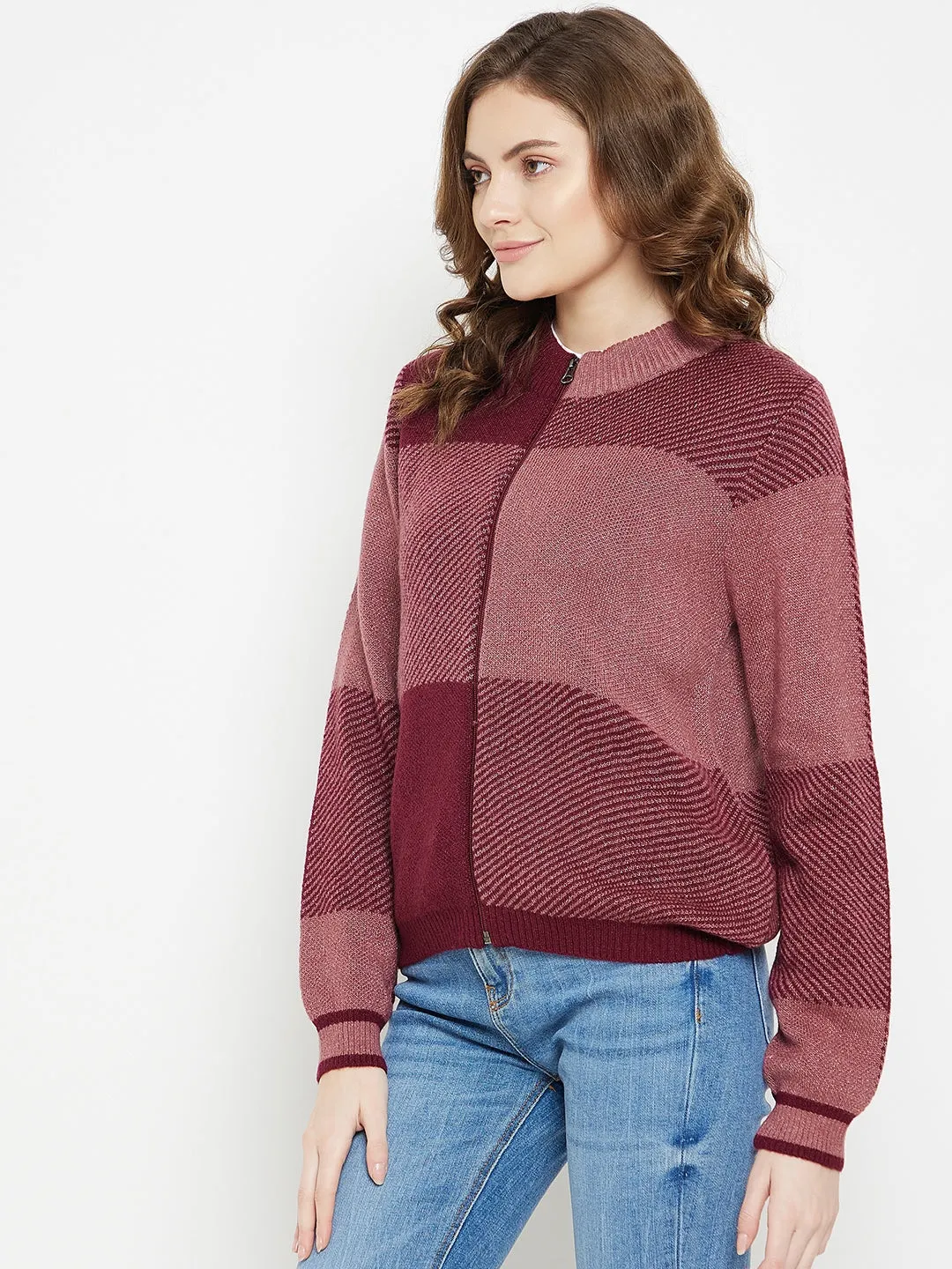 MADAME Wine Sweater For Women