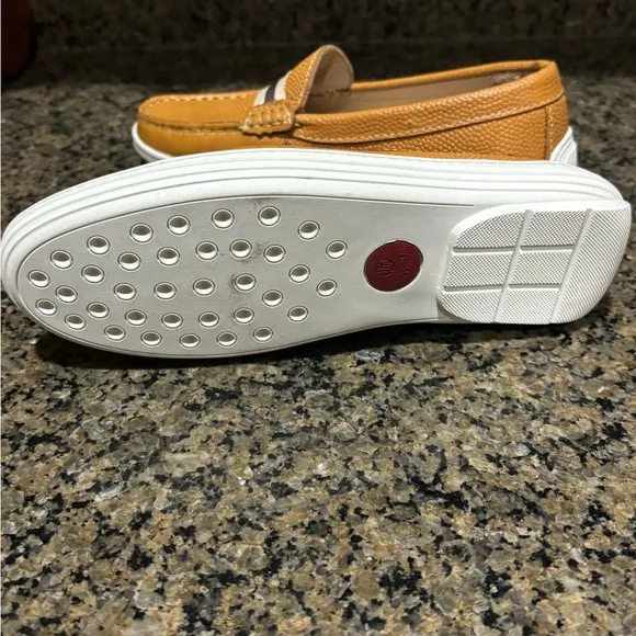 Marc Joseph New York elastic grow leather loafers NEW
