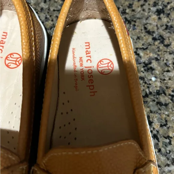 Marc Joseph New York elastic grow leather loafers NEW