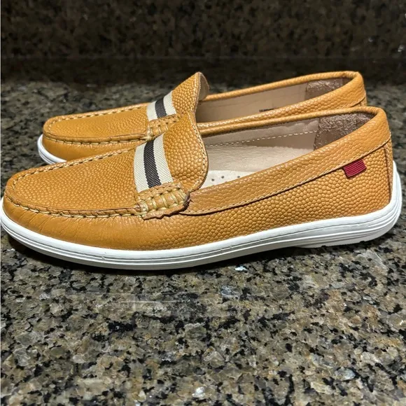Marc Joseph New York elastic grow leather loafers NEW