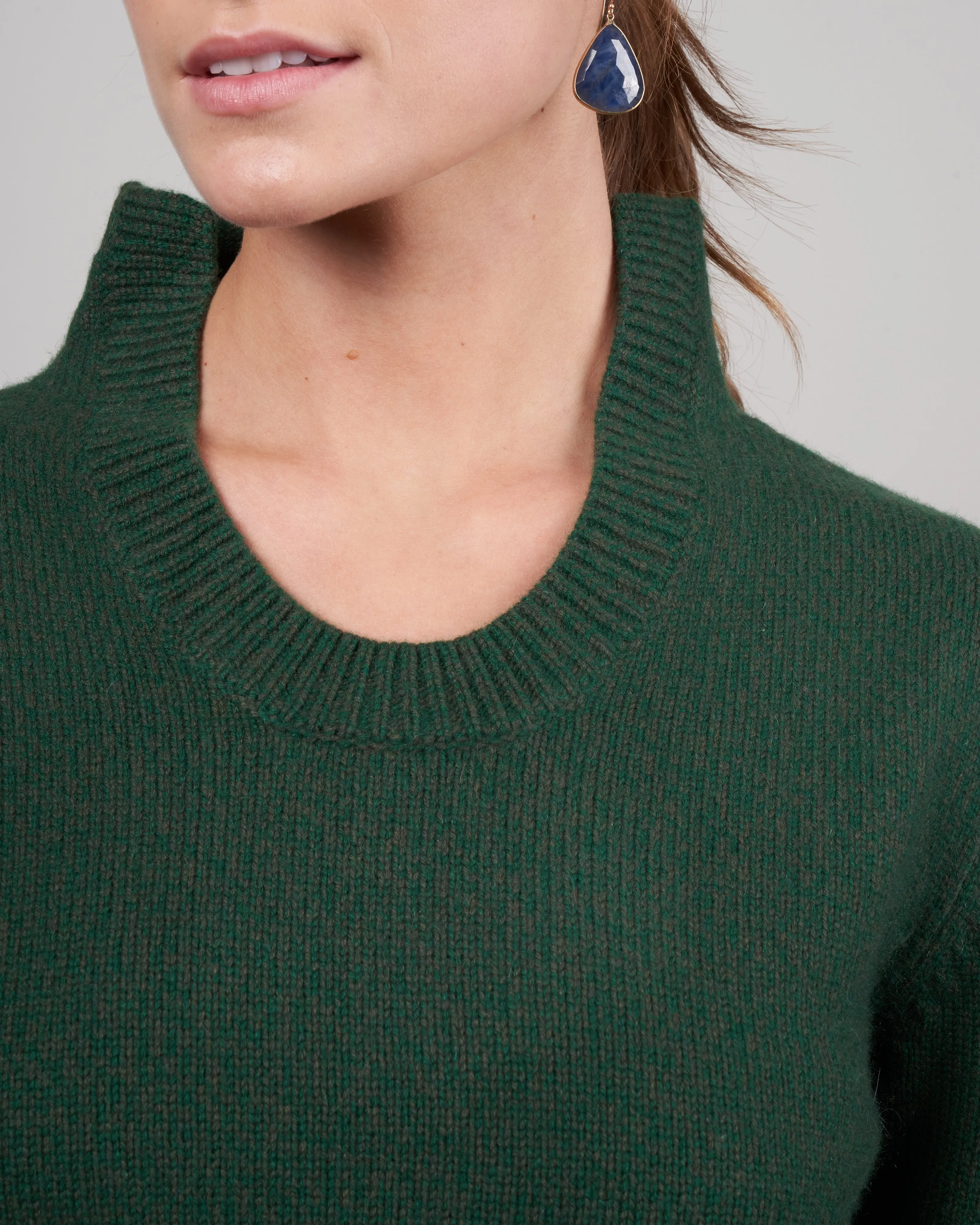 marcario sweater - forest green