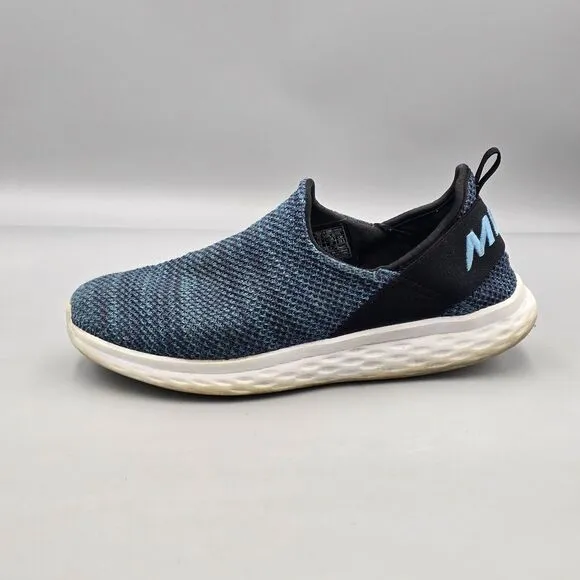 MBT Men's Size 11 US Roma Roma Rocker Blue Knit Slip On Comfort Sneakers READ