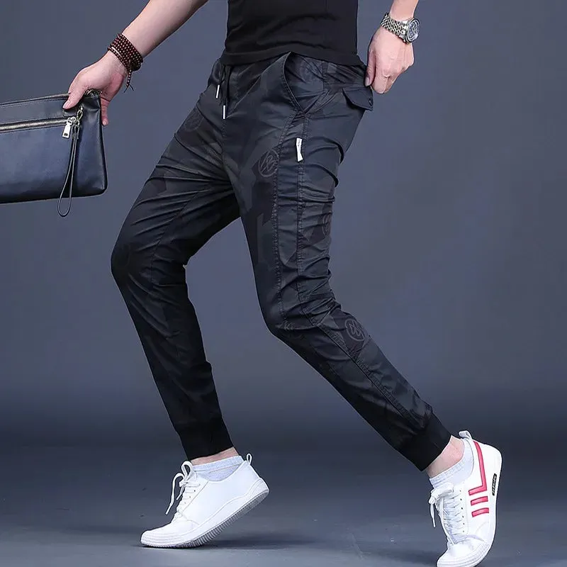Men's Camouflage Pants - Casual Baggy Pencil Pants for Fashionable Summer Gym Sport