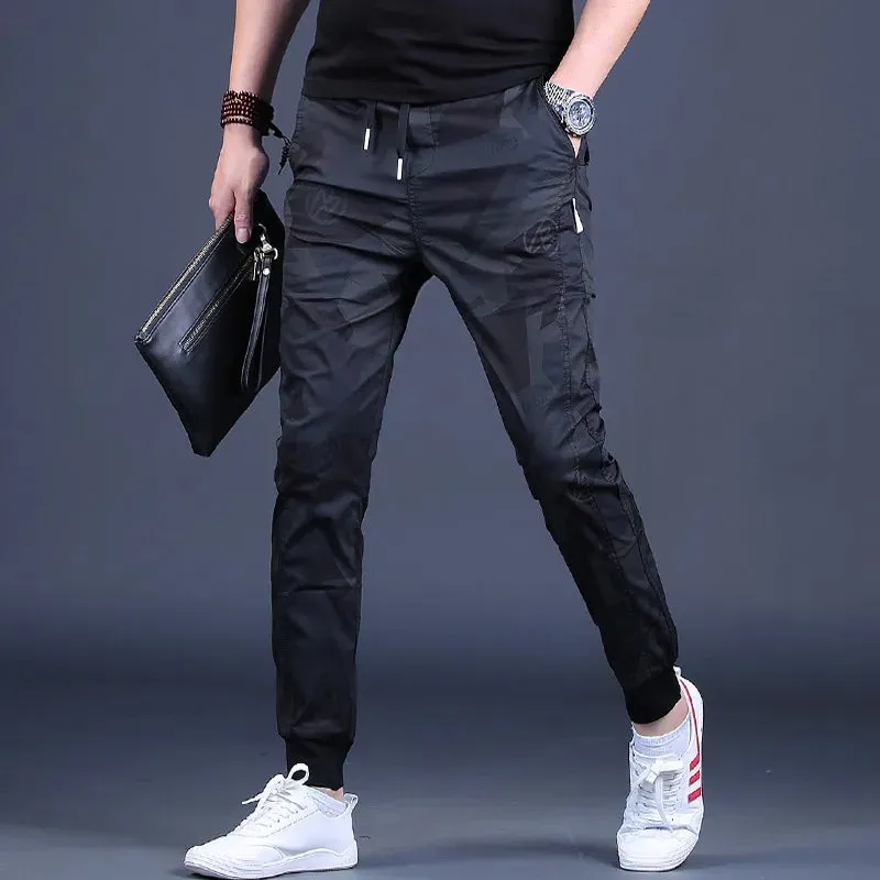 Men's Camouflage Pants - Casual Baggy Pencil Pants for Fashionable Summer Gym Sport