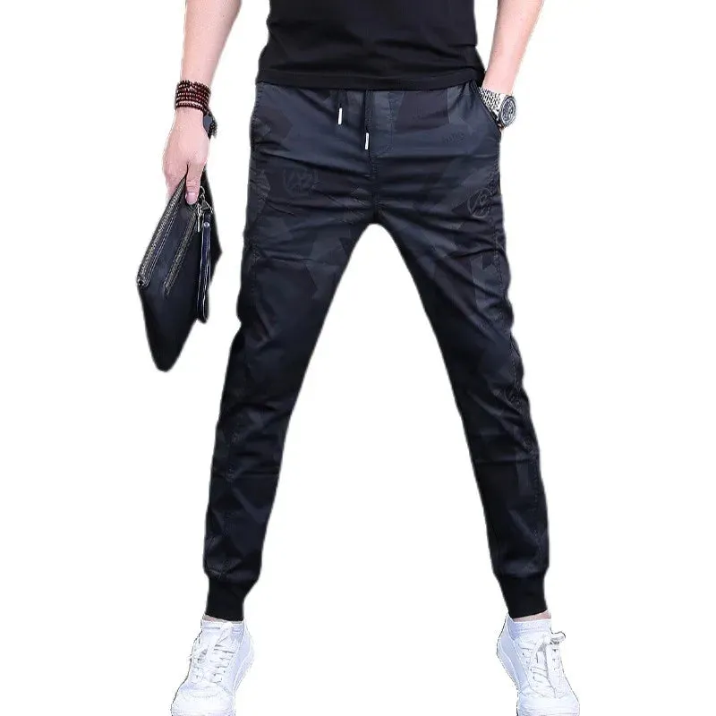 Men's Camouflage Pants - Casual Baggy Pencil Pants for Fashionable Summer Gym Sport