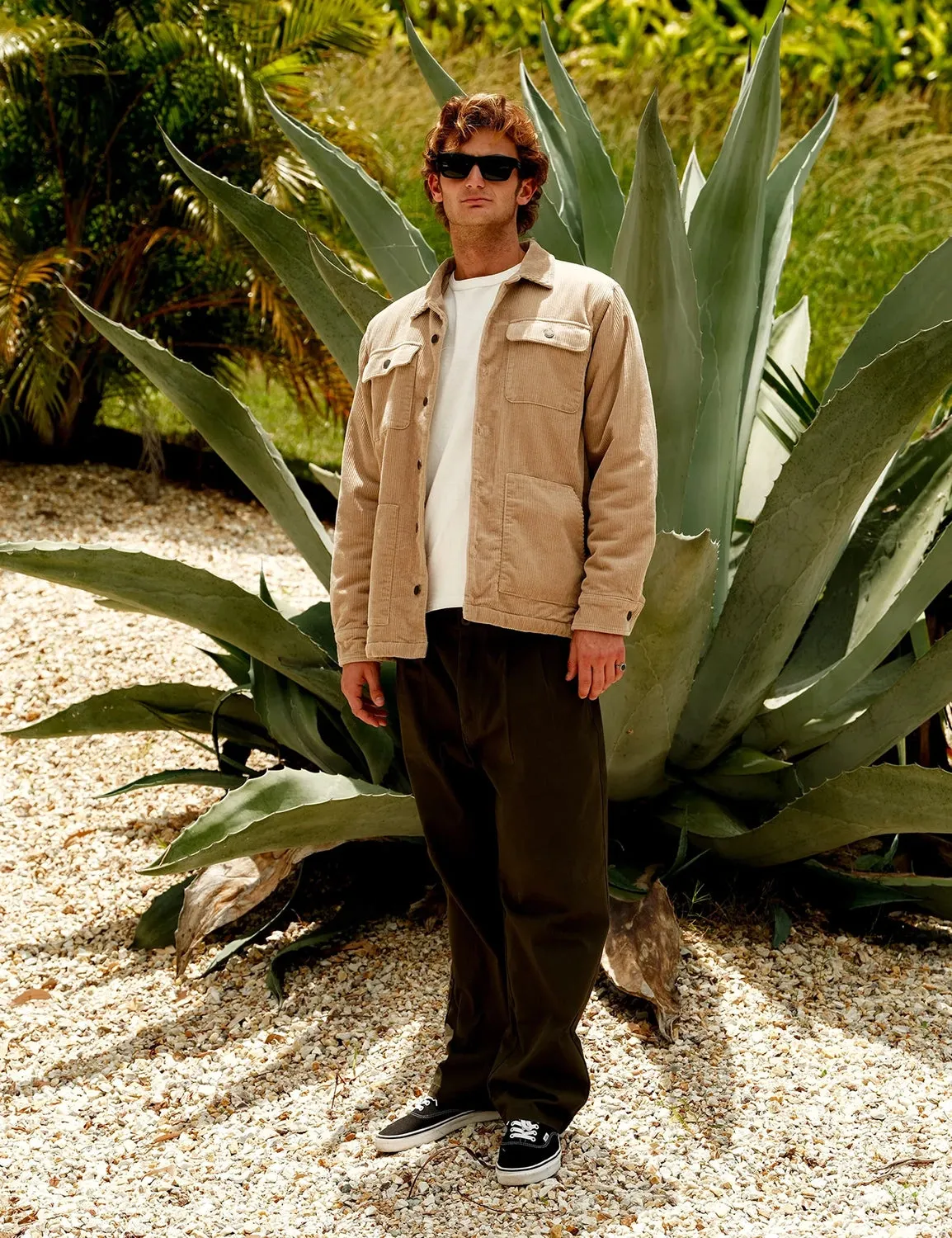 MR SIMPLE CORDUROY STOCKYARD SHERPA WORKER JACKET M093308