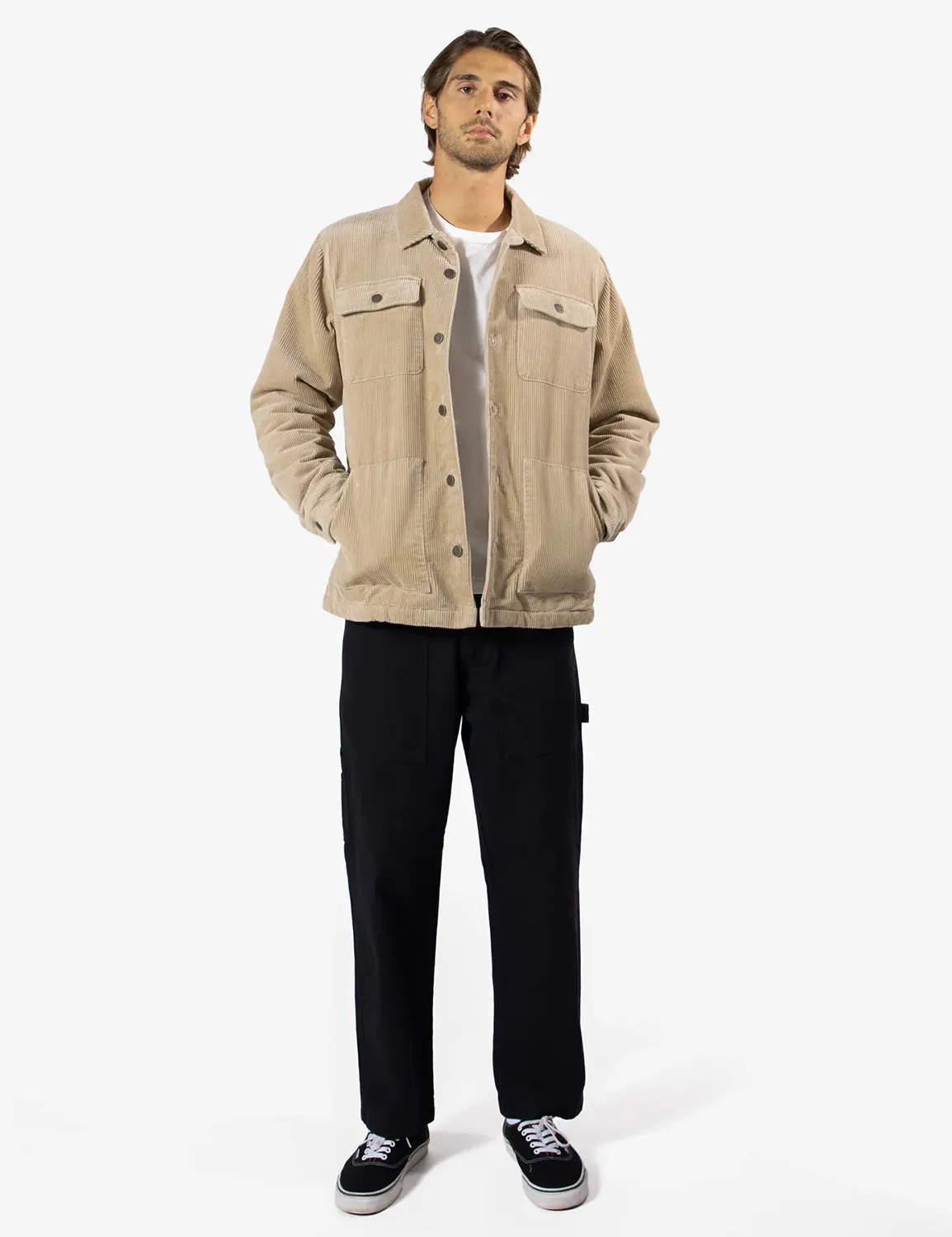 MR SIMPLE CORDUROY STOCKYARD SHERPA WORKER JACKET M093308
