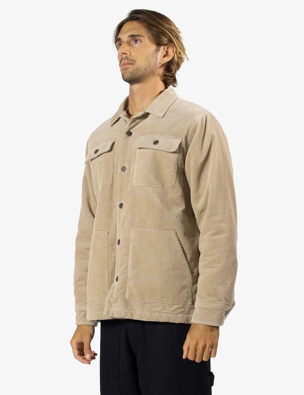 MR SIMPLE CORDUROY STOCKYARD SHERPA WORKER JACKET M093308