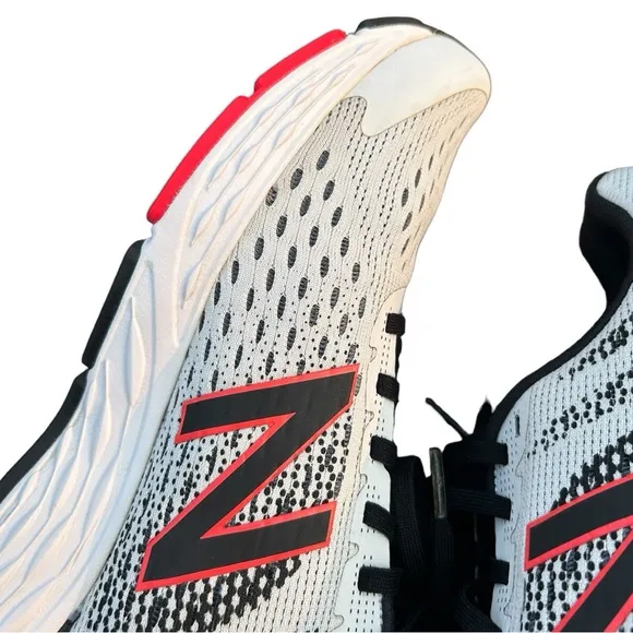 New Balance Mens 680 V6 M680C6 White/Red/Black Running Shoes Sneakers Size 10