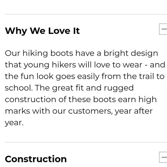 NEW L.L.Bean Big Kids Unisex Hiking Boots  286156 Tek 2.5 Waterproof Size 6 Blue