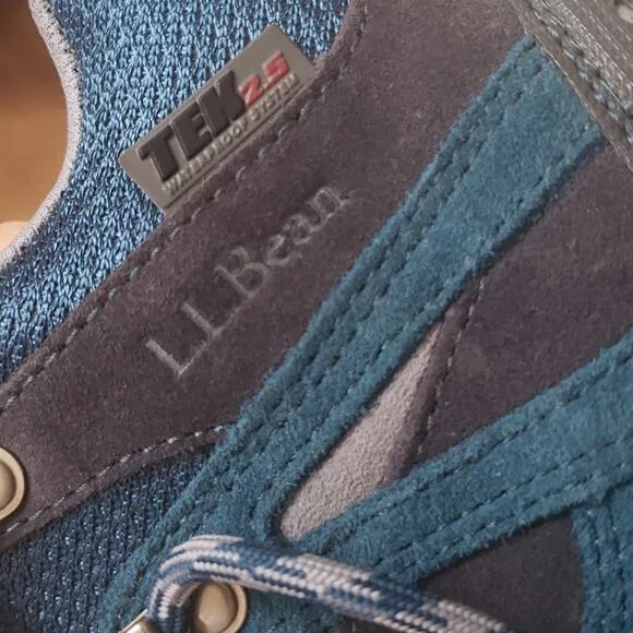 NEW L.L.Bean Big Kids Unisex Hiking Boots  286156 Tek 2.5 Waterproof Size 6 Blue