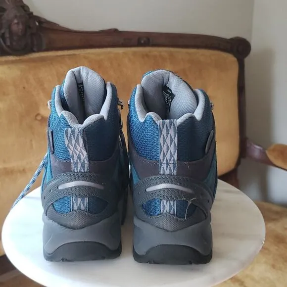 NEW L.L.Bean Big Kids Unisex Hiking Boots  286156 Tek 2.5 Waterproof Size 6 Blue