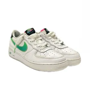 Nike Air Force 1 '07 LV8 White Aquamarine‎ Green Strike DJ5154-100 Size US 7Y