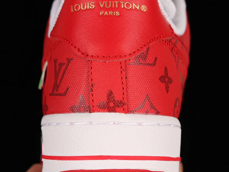 NIKE AIR FORCE 1 x LOUIS VUITTON VIRGIL ABLOH WHITE RED