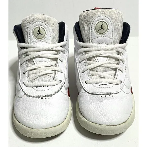 Nike Air Jordan Jumpman Pro BT Shoes White Red 909418-120 Toddler Sz 8C