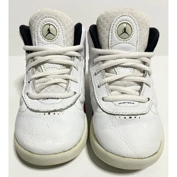 Nike Air Jordan Jumpman Pro BT Shoes White Red 909418-120 Toddler Sz 8C