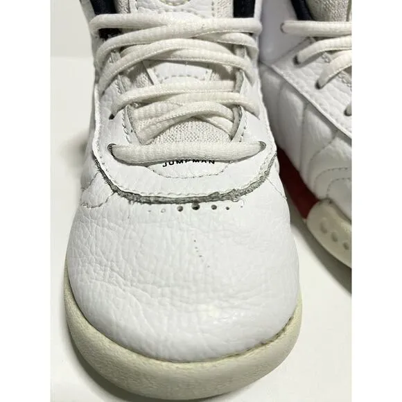 Nike Air Jordan Jumpman Pro BT Shoes White Red 909418-120 Toddler Sz 8C