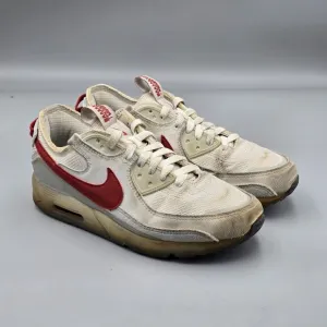 Nike Men's Size 8 US Air Max Terrascape 90 Summit White Red Running DQ3987-100