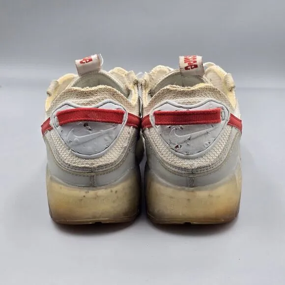Nike Men's Size 8 US Air Max Terrascape 90 Summit White Red Running DQ3987-100