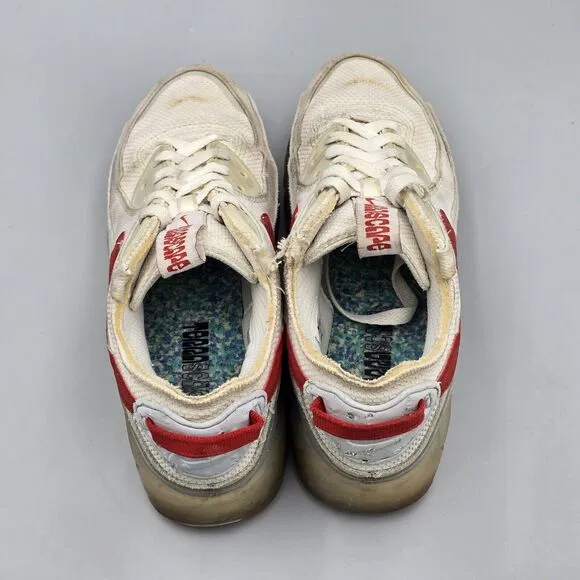 Nike Men's Size 8 US Air Max Terrascape 90 Summit White Red Running DQ3987-100