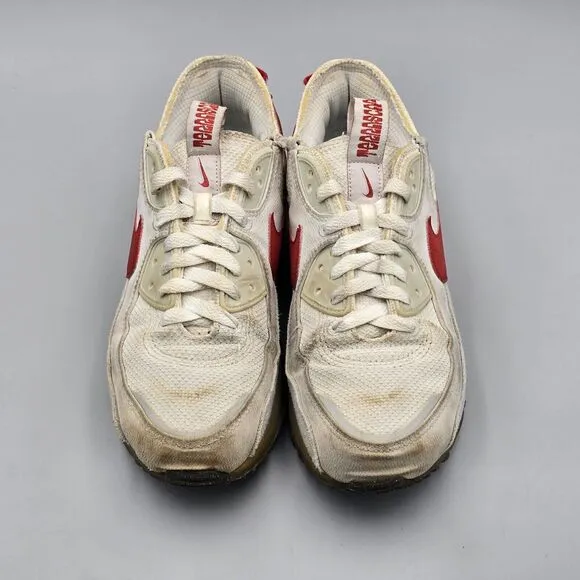 Nike Men's Size 8 US Air Max Terrascape 90 Summit White Red Running DQ3987-100