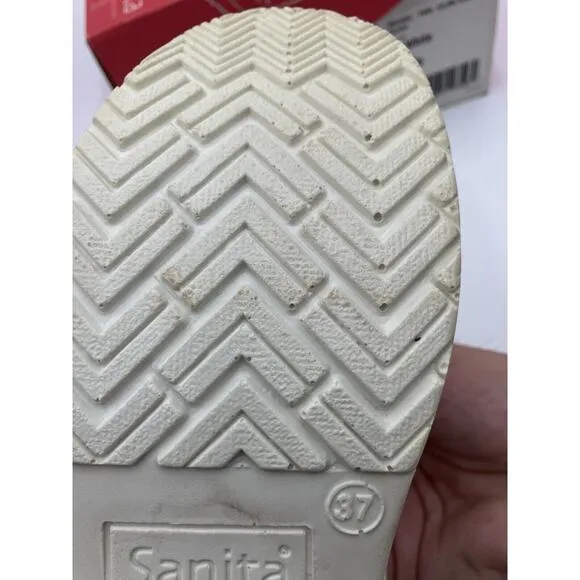 NWD Sanita Original Professional Celina Women's Clogs White EU Size 37 (US 6)