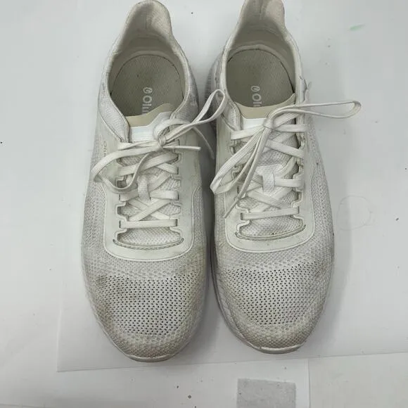 Olukai Island Hopper Men’s Travel-Ready Sneakers in white sz 10
