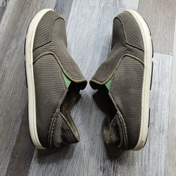 Olukai Nohea Mesh Boys Loafers Size 6