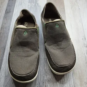Olukai Nohea Mesh Boys Loafers Size 6