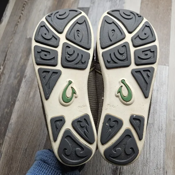 Olukai Nohea Mesh Boys Loafers Size 6